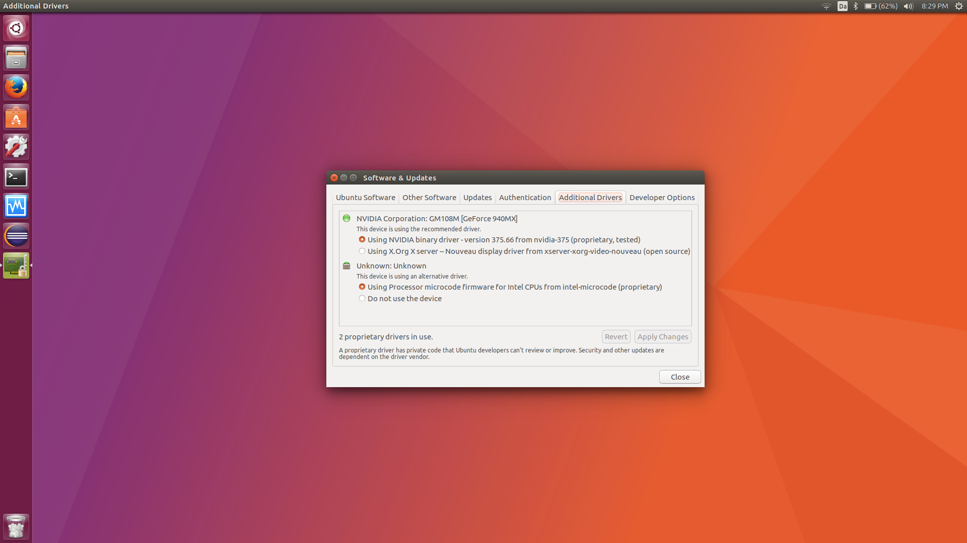 ubuntu intel graphics driver install