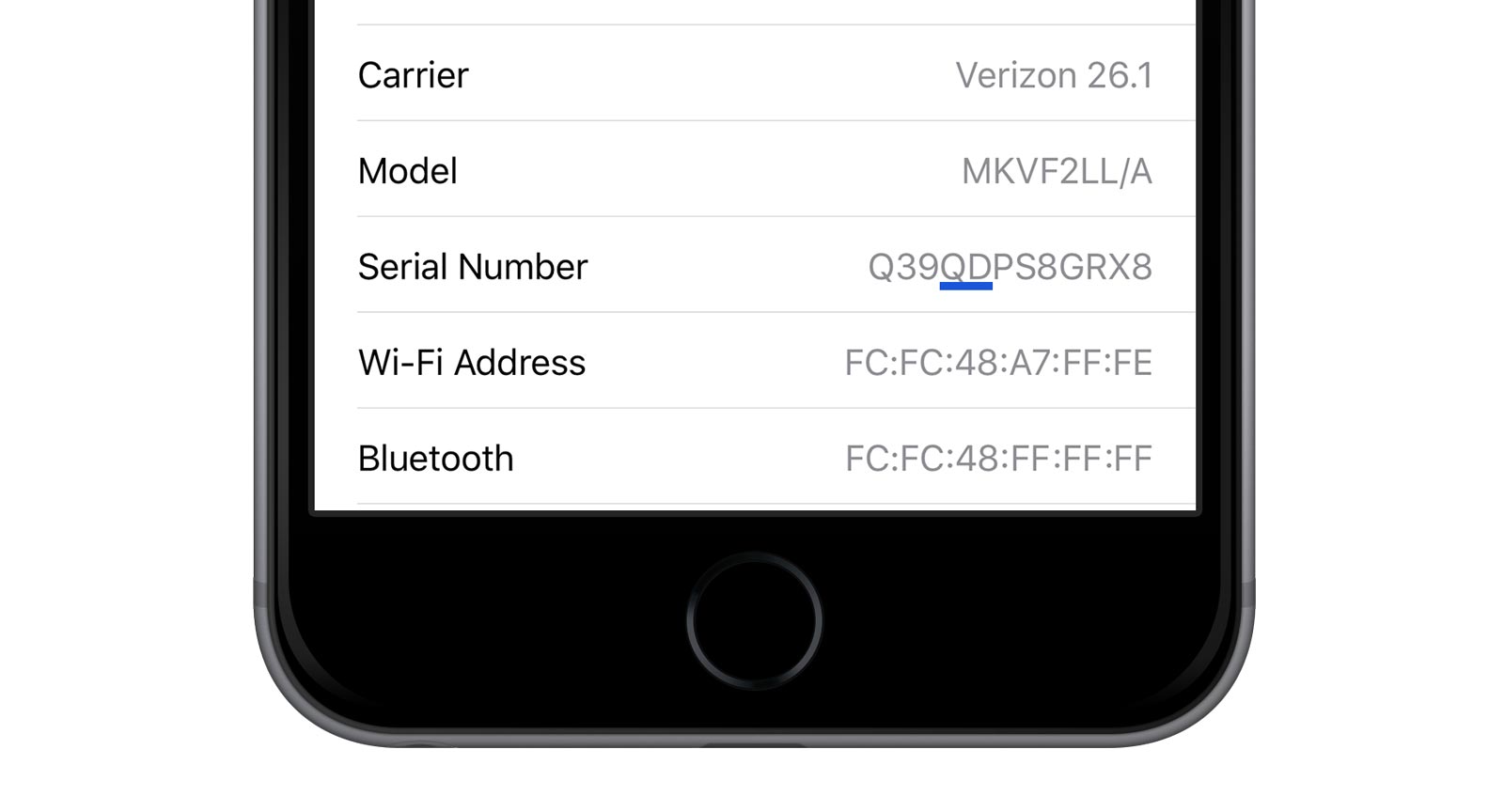 Iphone serial number check imei